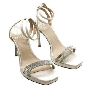 Vince Camuto White Heel Sandals